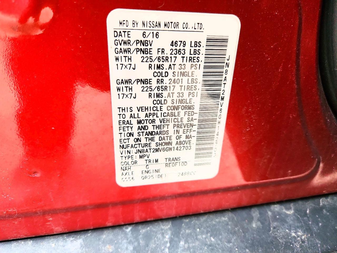 2016 Nissan Rogue S - zdjęcie 13