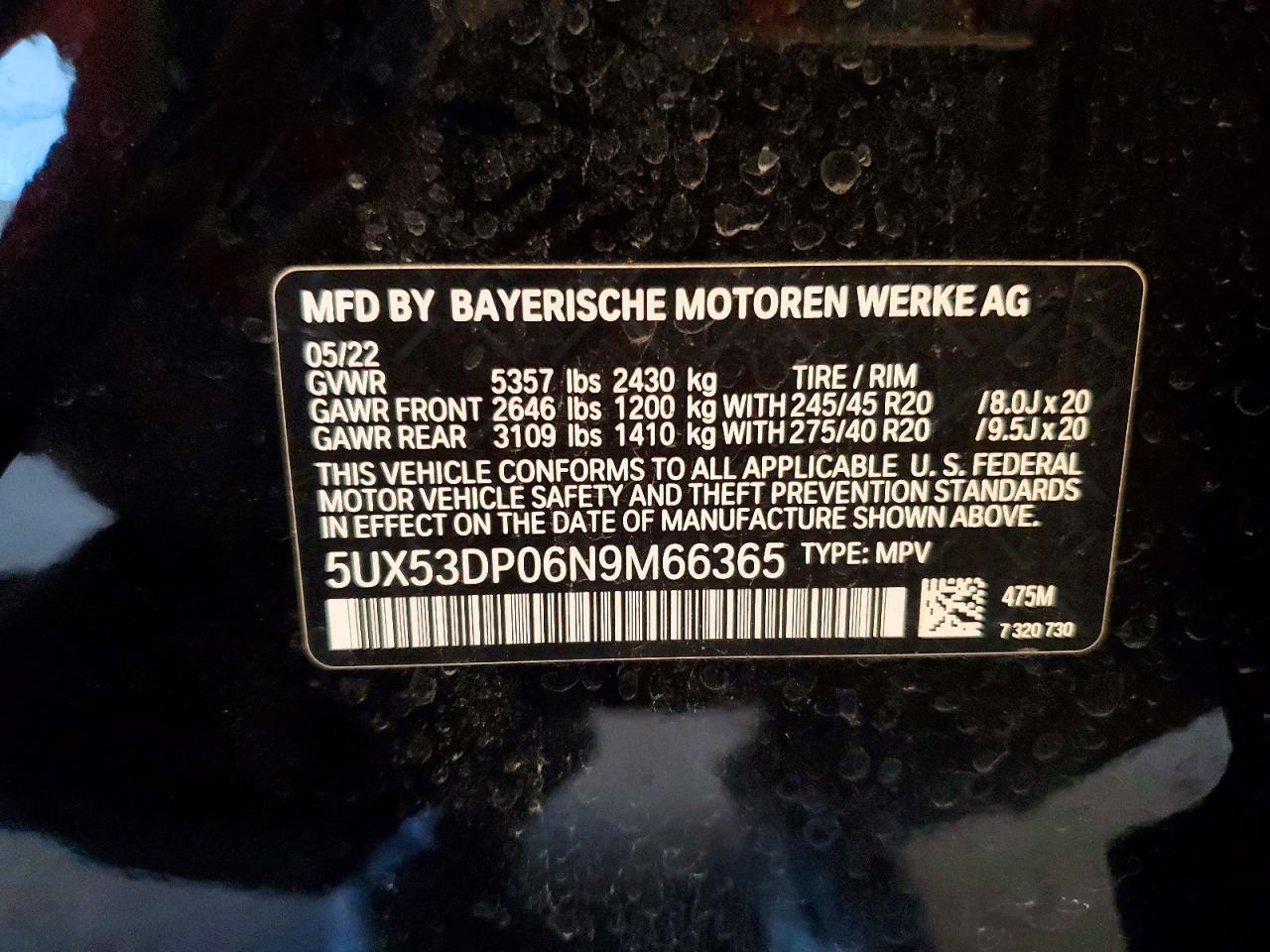 2022 BMW X3 xDrive30I - zdjęcie 14