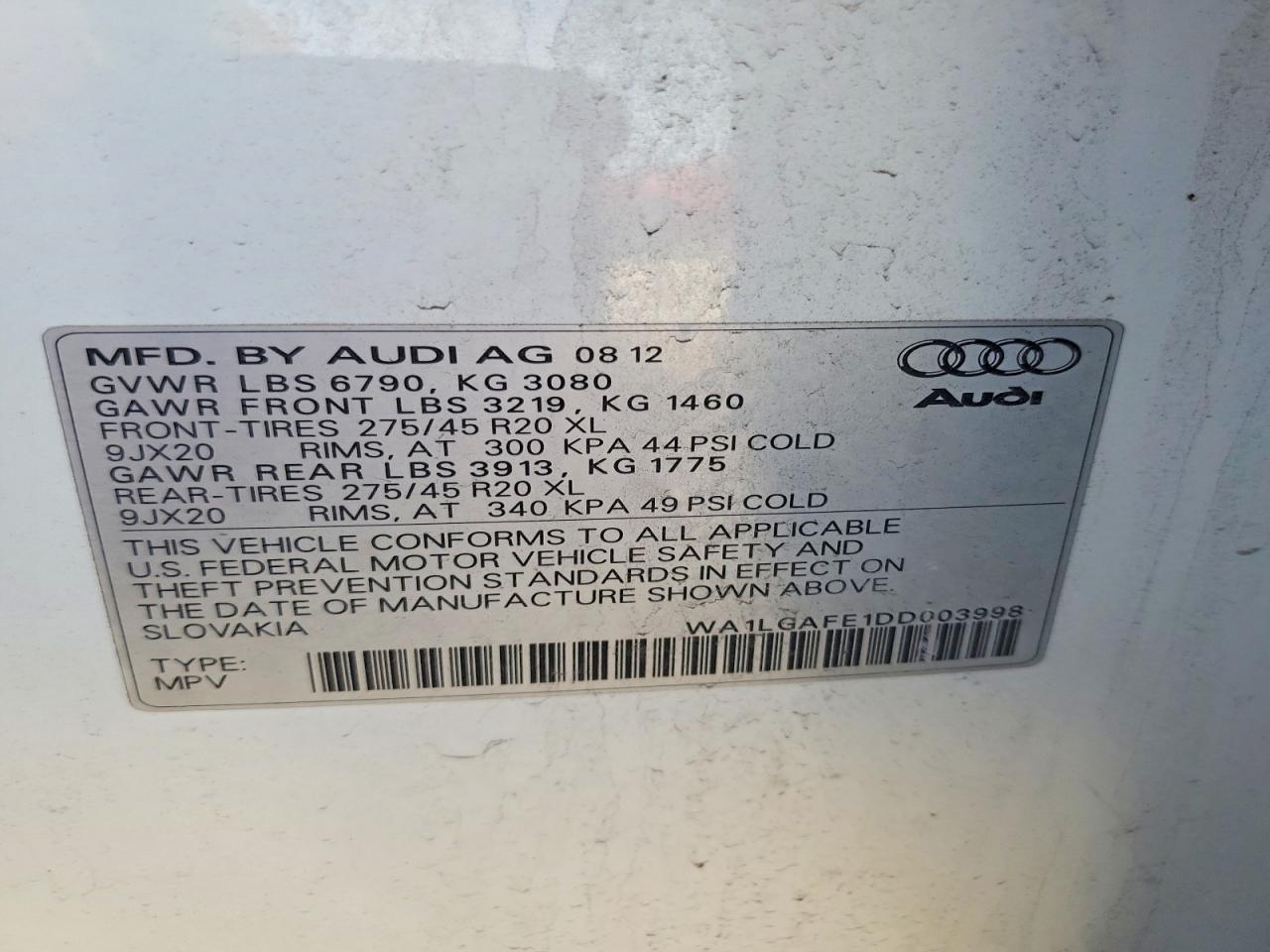 2013 Audi Q7 Premium Plus - zdjęcie 13