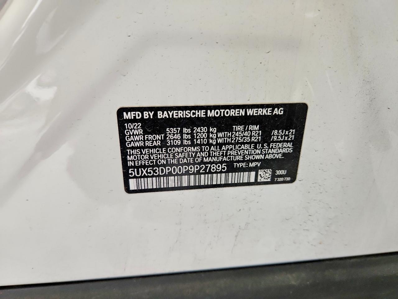 2023 BMW X3 xDrive30I - zdjęcie 13