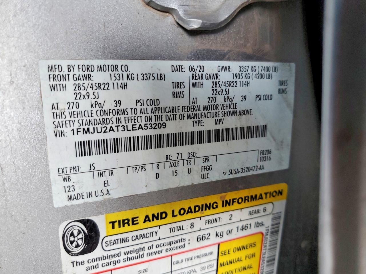 2020 Ford Expedition Limited - zdjęcie 14