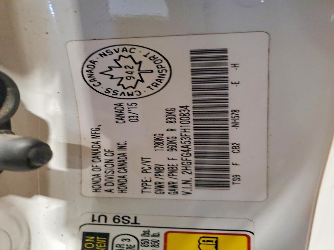 2015 Honda Civic Si - zdjęcie 13