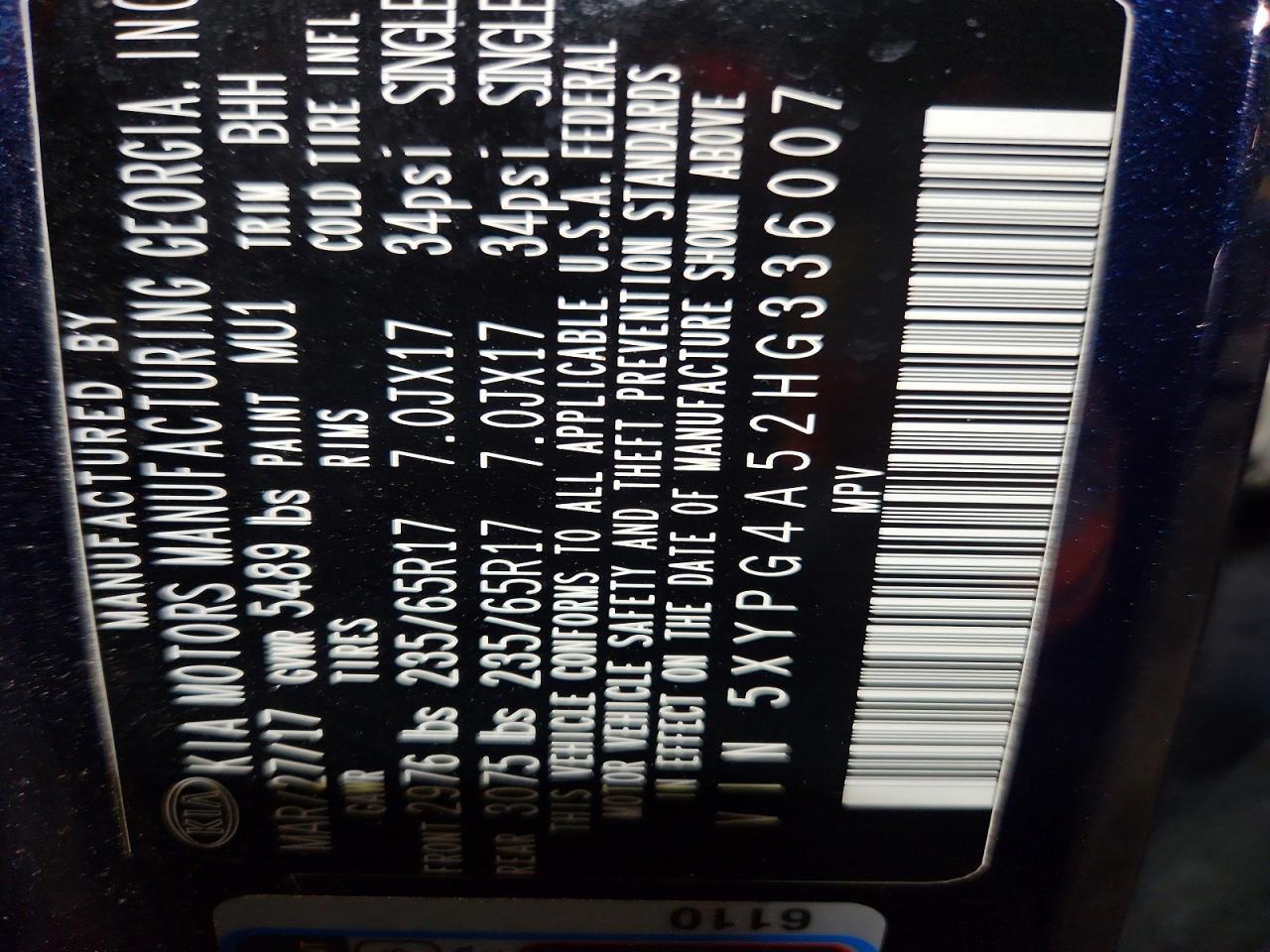 2017 Kia Sorento L, Lx - zdjęcie 14