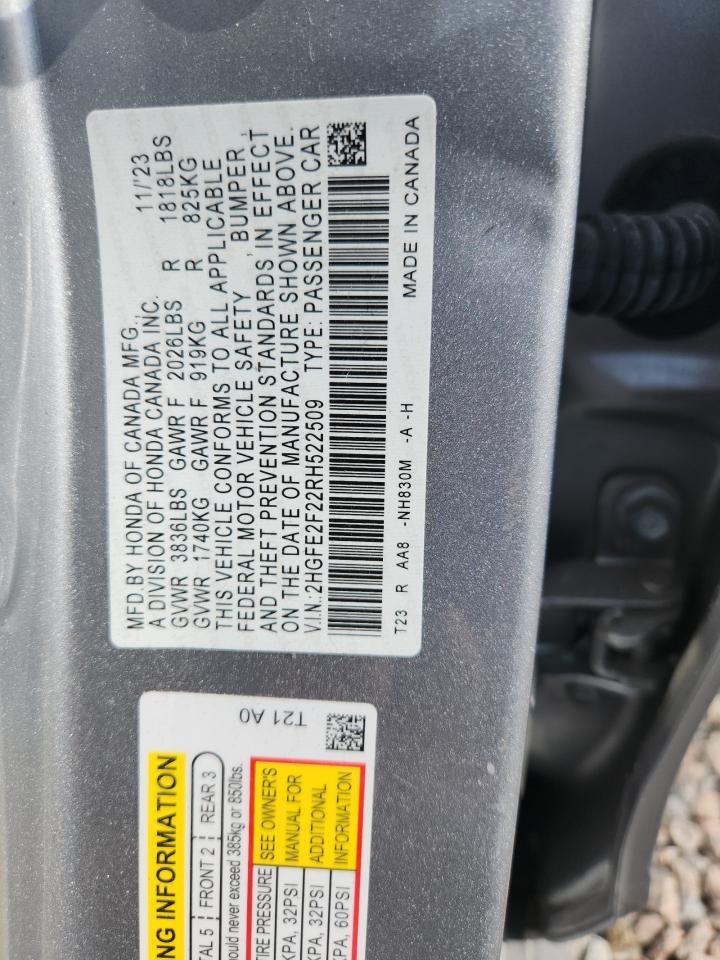 2024 Honda Civic Lx - zdjęcie 13