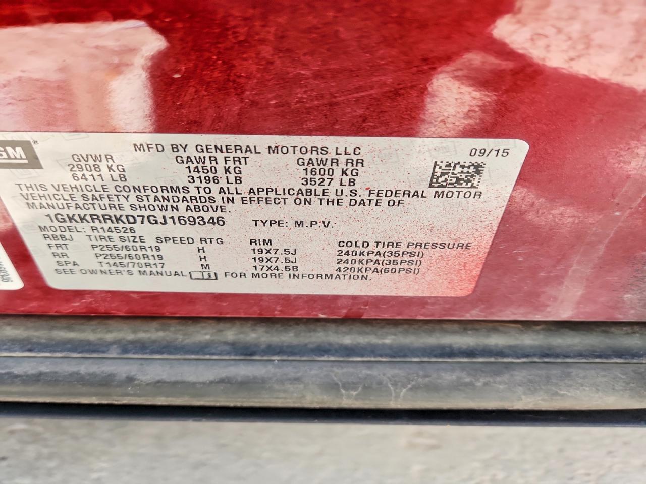 2016 GMC Acadia Slt-1 - zdjęcie 13