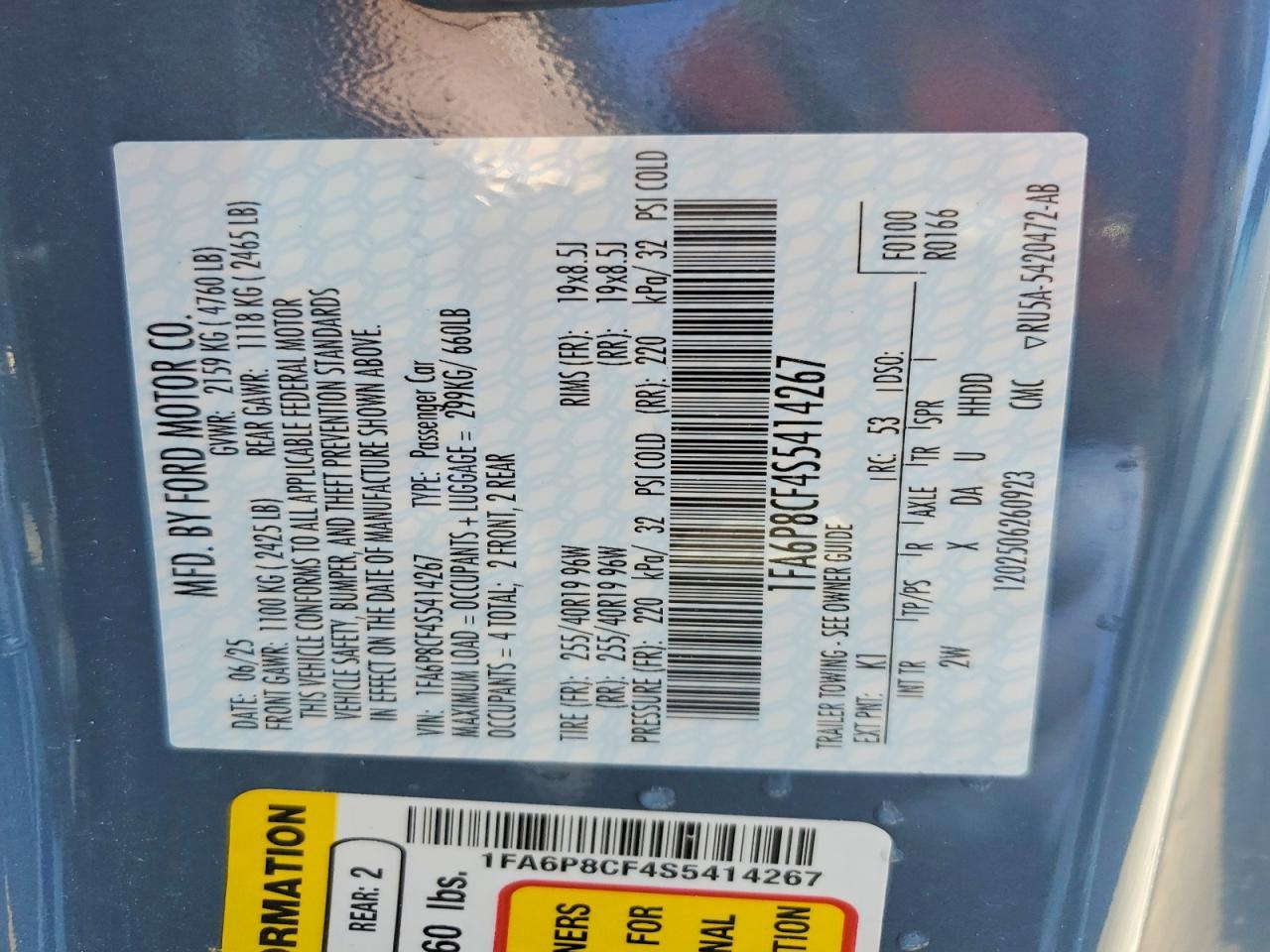 2025 Ford Mustang Gt - zdjęcie 13