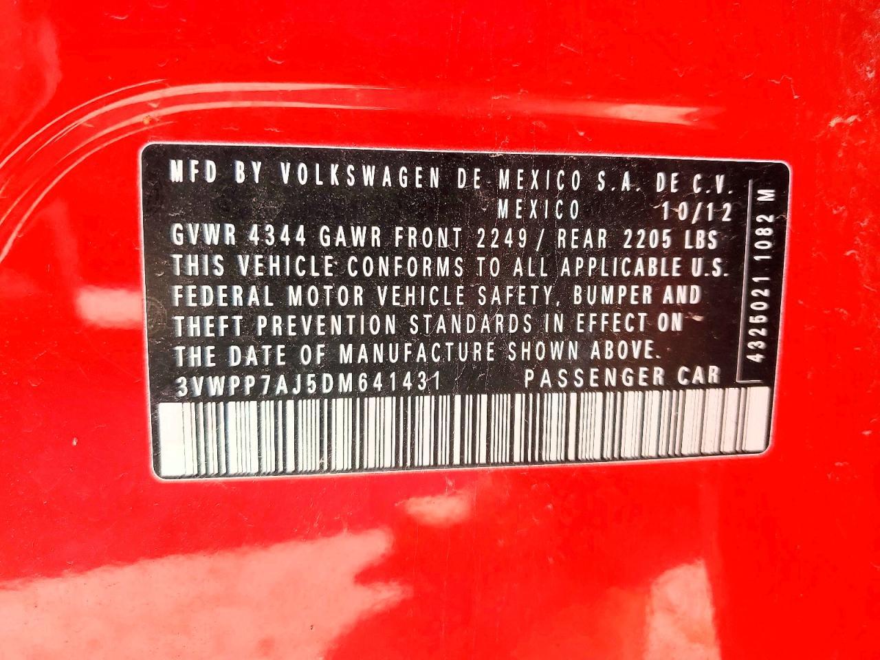 2013 Volkswagen Jetta S - zdjęcie 12