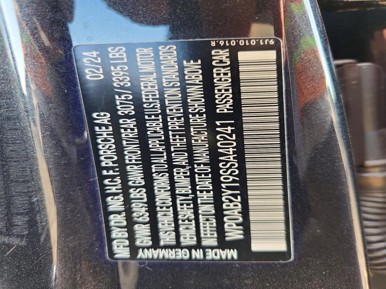 2025 Porsche Taycan 4S - zdjęcie 12