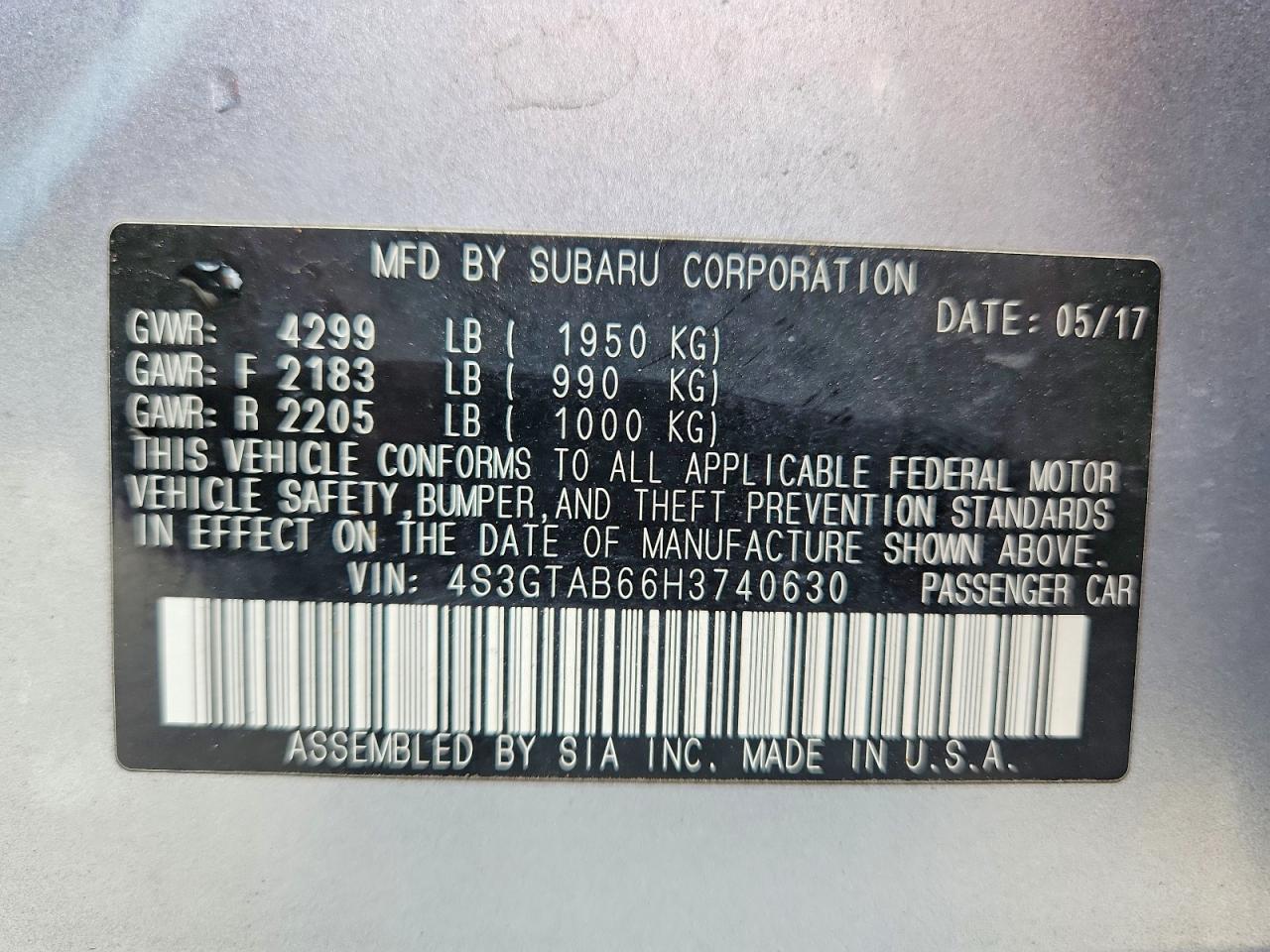 2017 Subaru Impreza Premium - zdjęcie 13