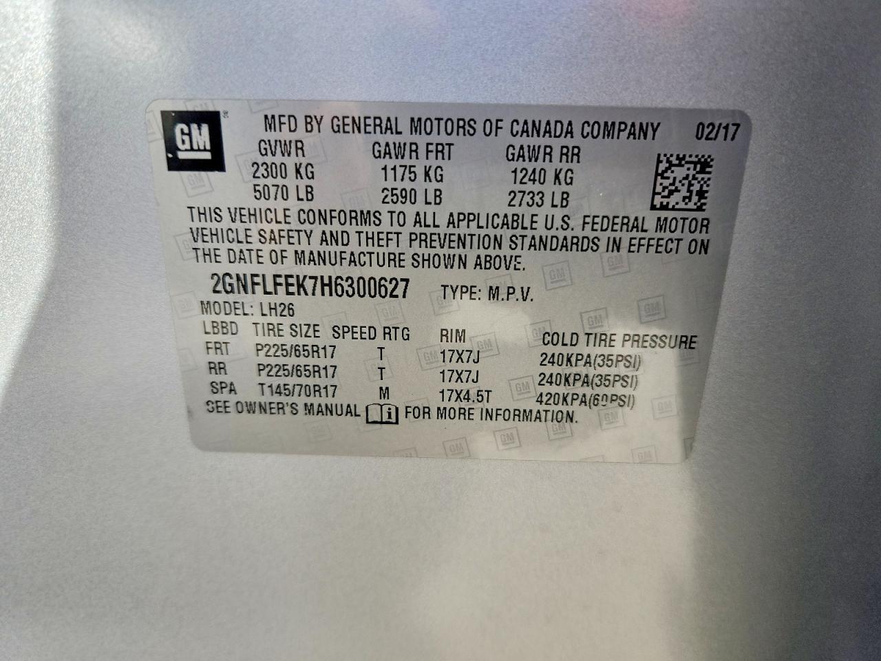 2017 Chevrolet Equinox Lt - zdjęcie 14