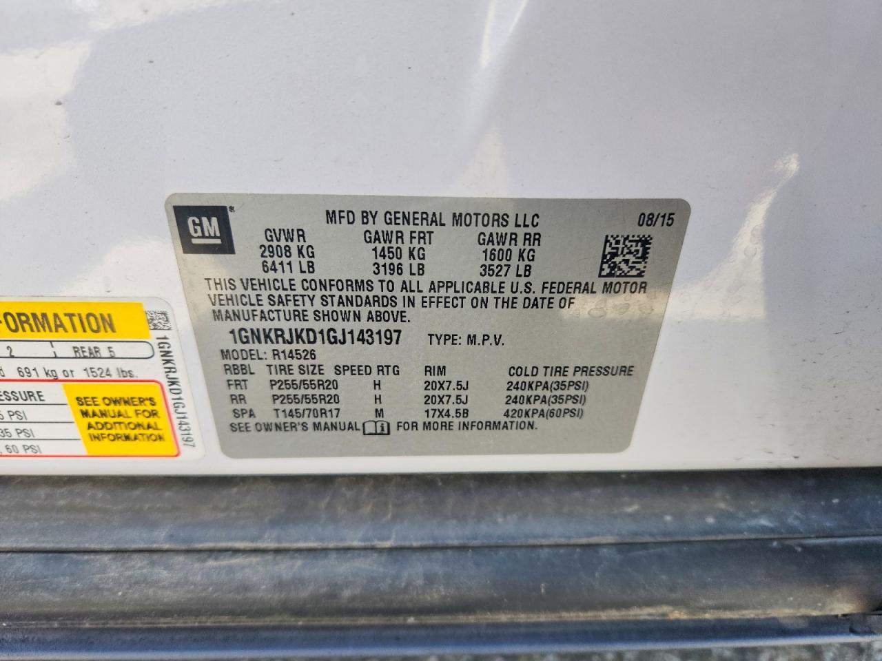 2016 Chevrolet Traverse Ltz - zdjęcie 13