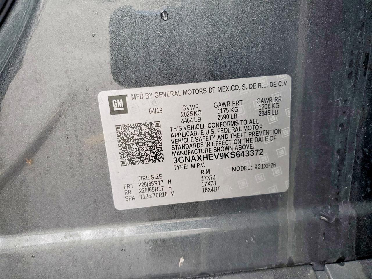 2019 Chevrolet Equinox Ls - zdjęcie 14