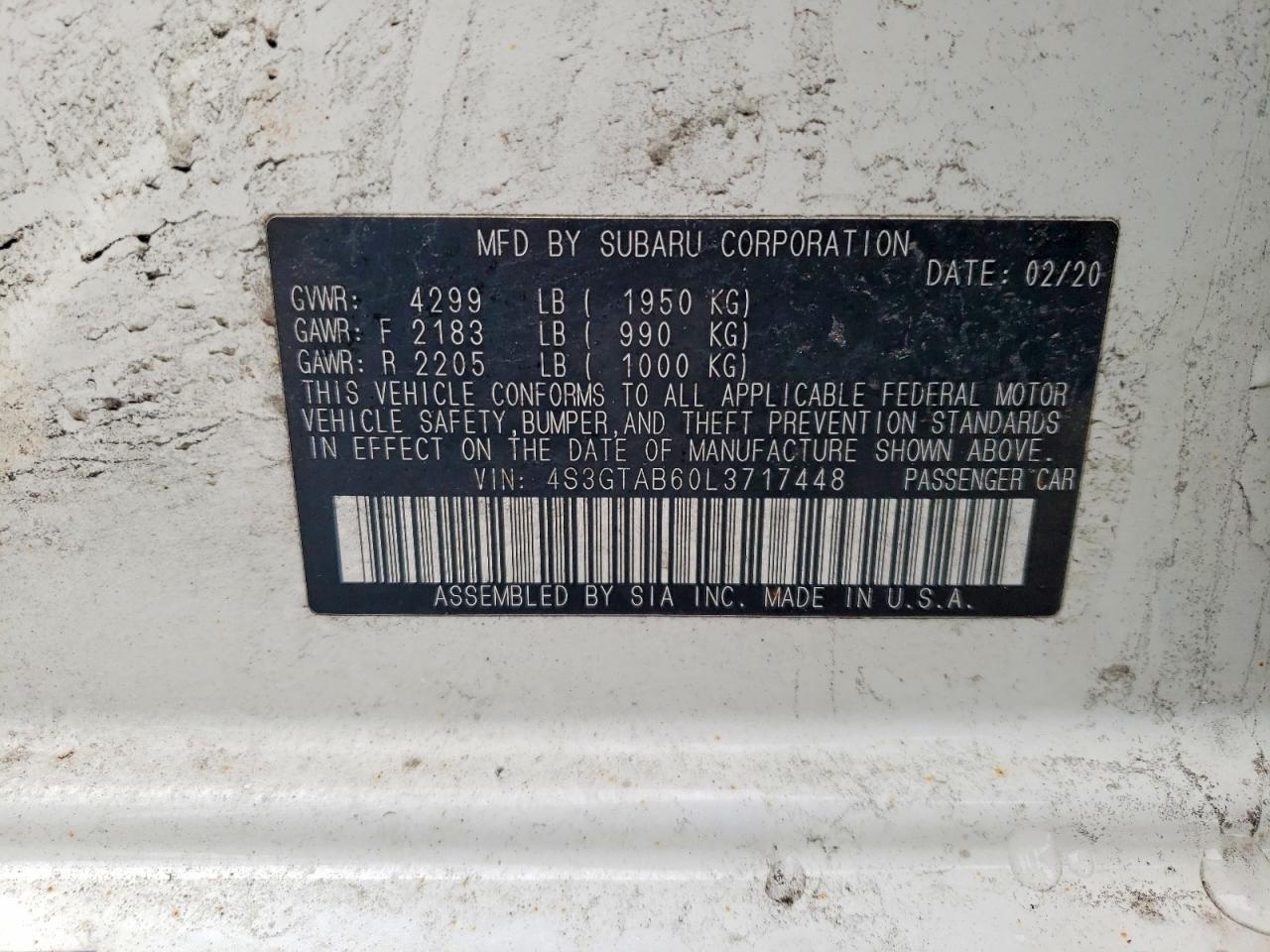 2020 Subaru Impreza - zdjęcie 13