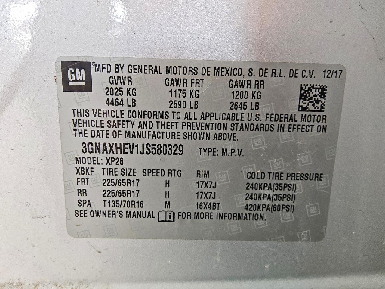 2018 Chevrolet Equinox Ls - zdjęcie 13