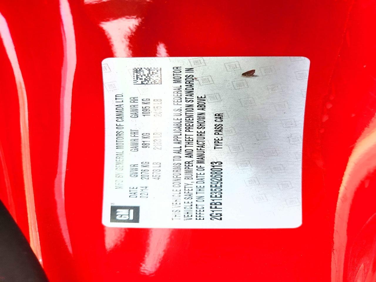 2014 Chevrolet Camaro Lt - zdjęcie 12