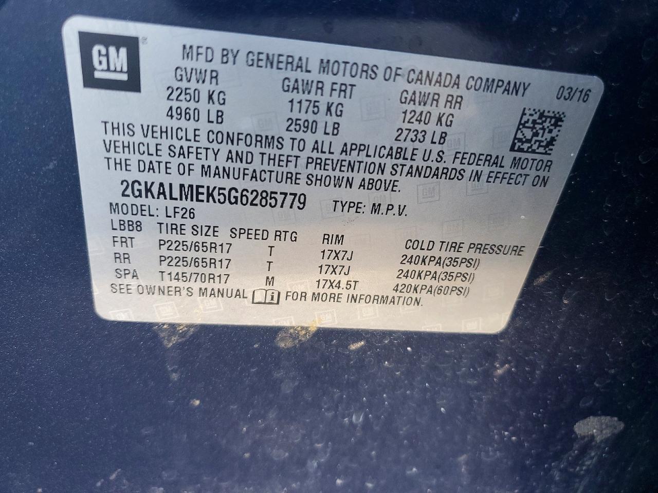 2016 GMC Terrain - zdjęcie 14