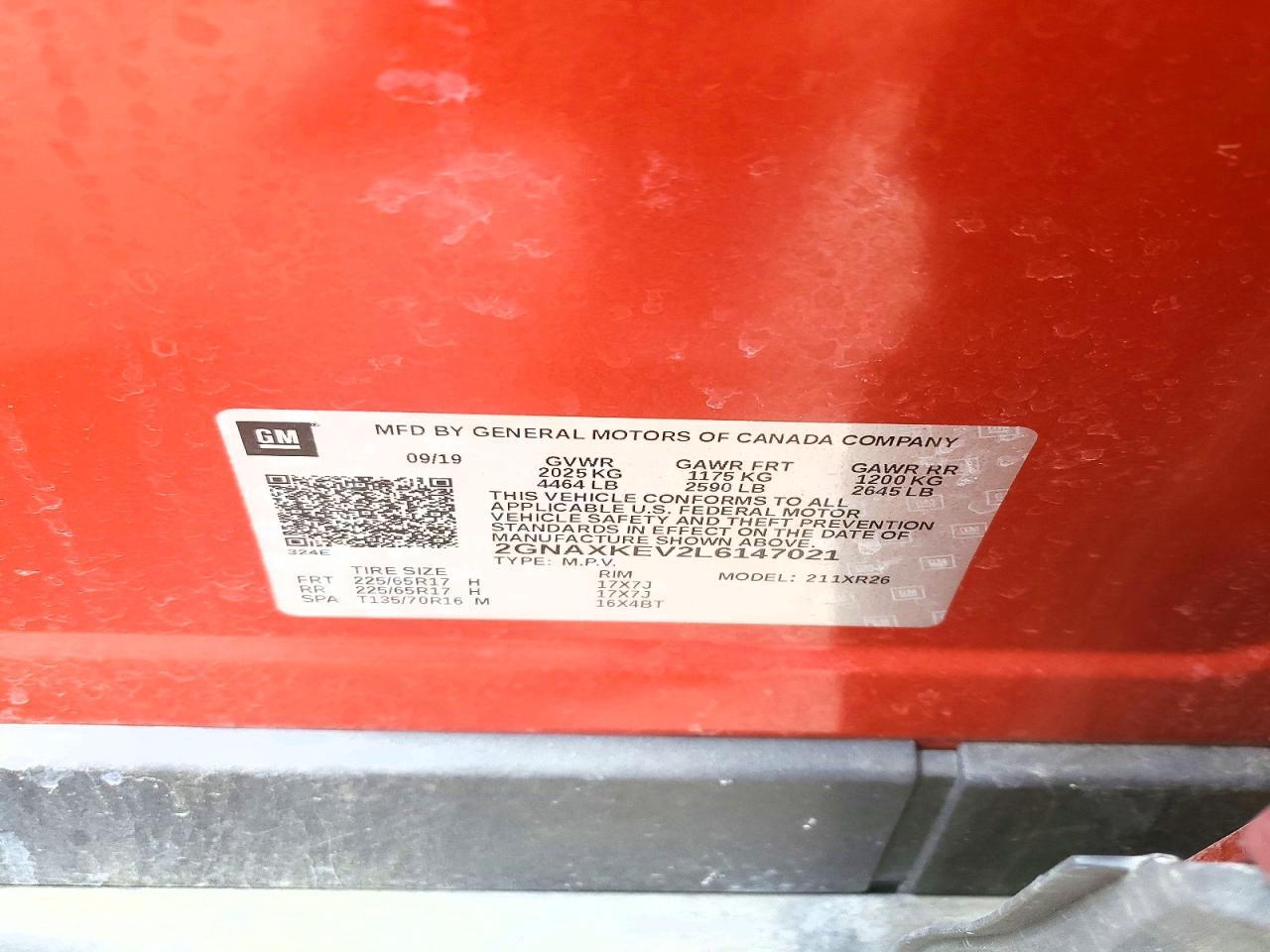 2020 Chevrolet Equinox Lt - zdjęcie 13