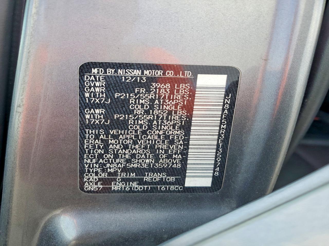 2014 Nissan Juke Sl - zdjęcie 13