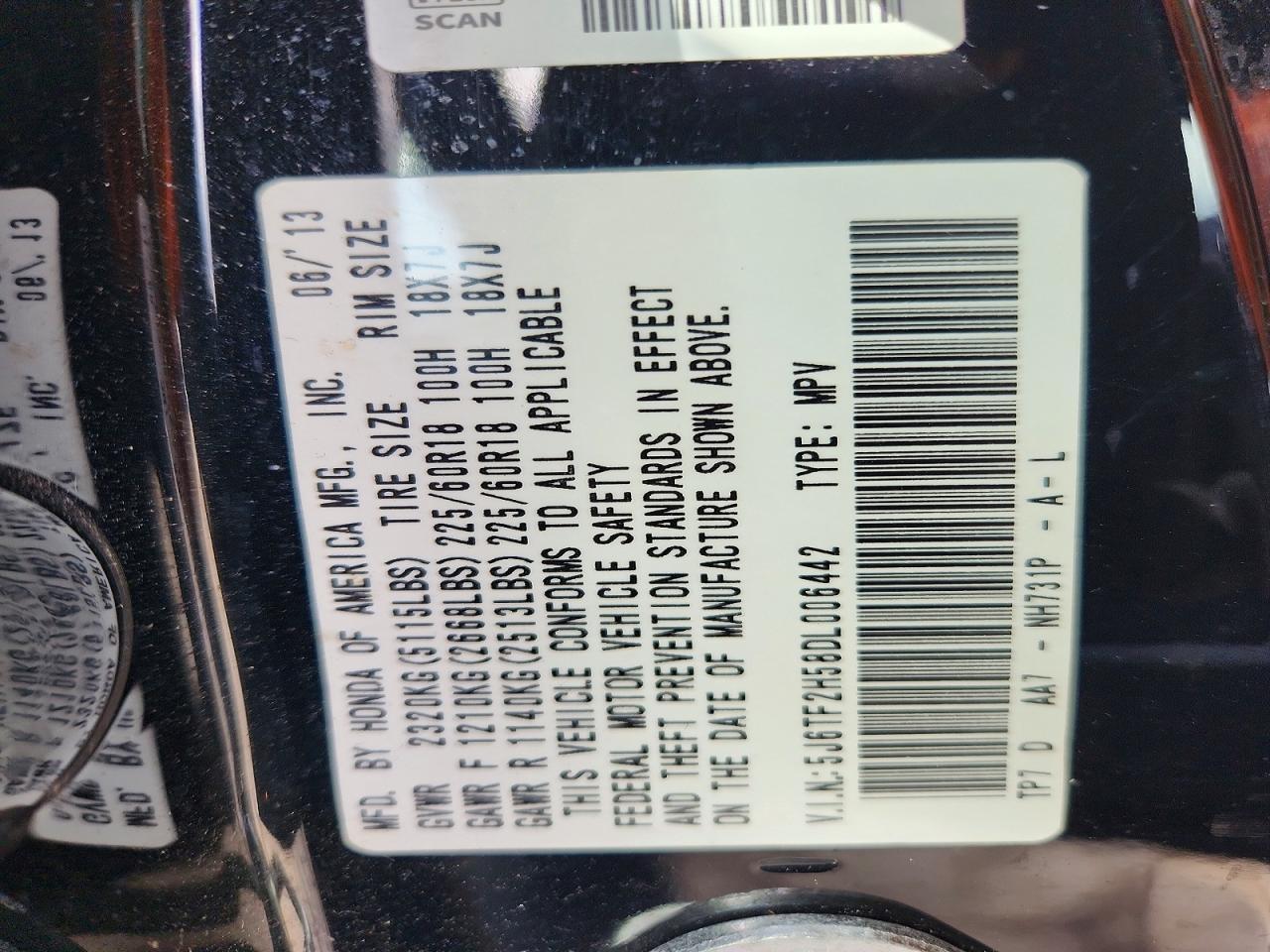 2013 Honda Crosstour Exl - zdjęcie 13