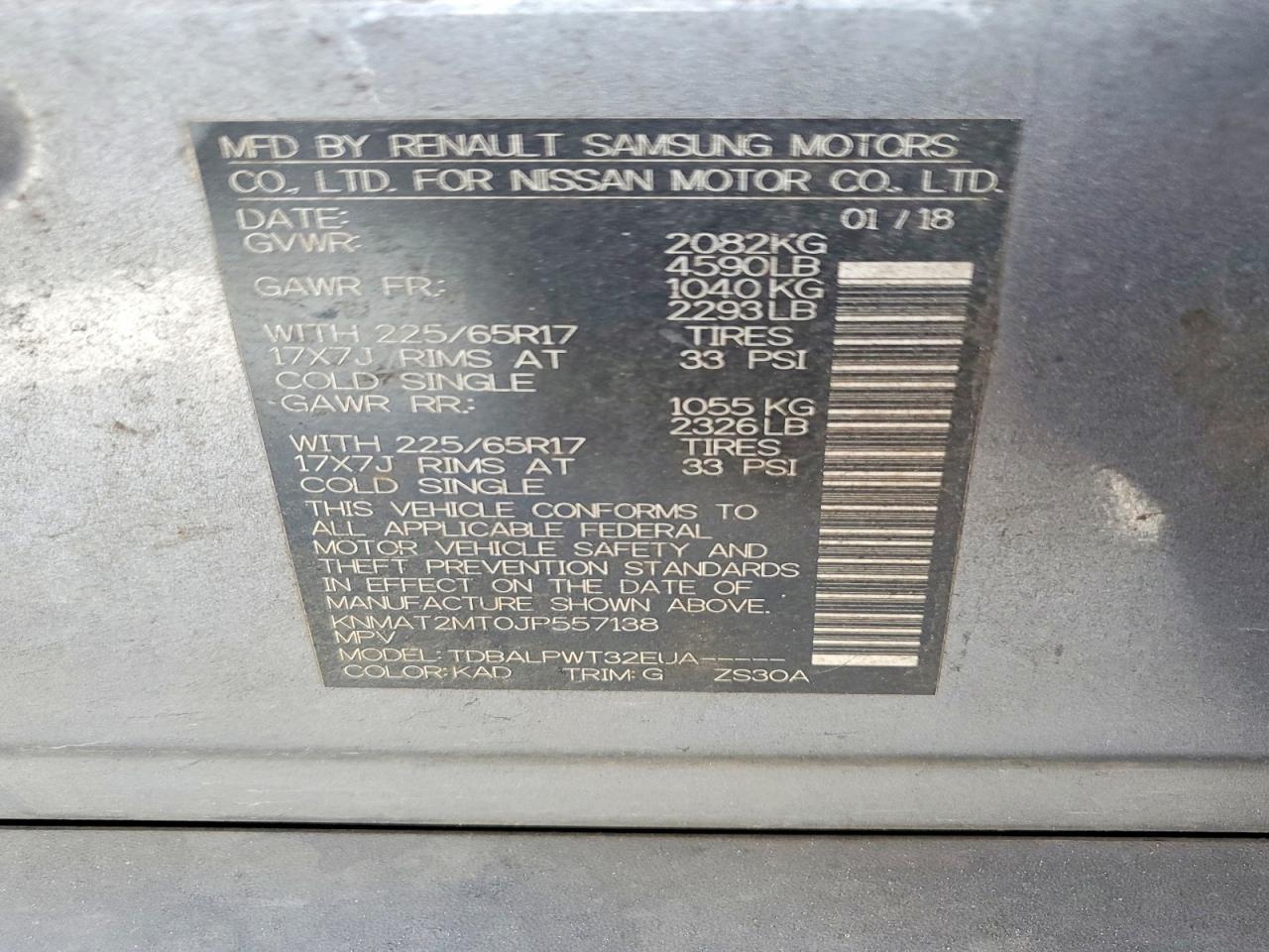 2018 Nissan Rogue S - zdjęcie 13