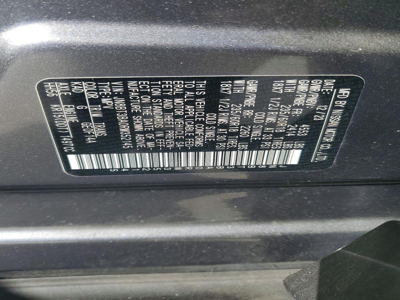 2024 Nissan Rogue Sv - zdjęcie 14