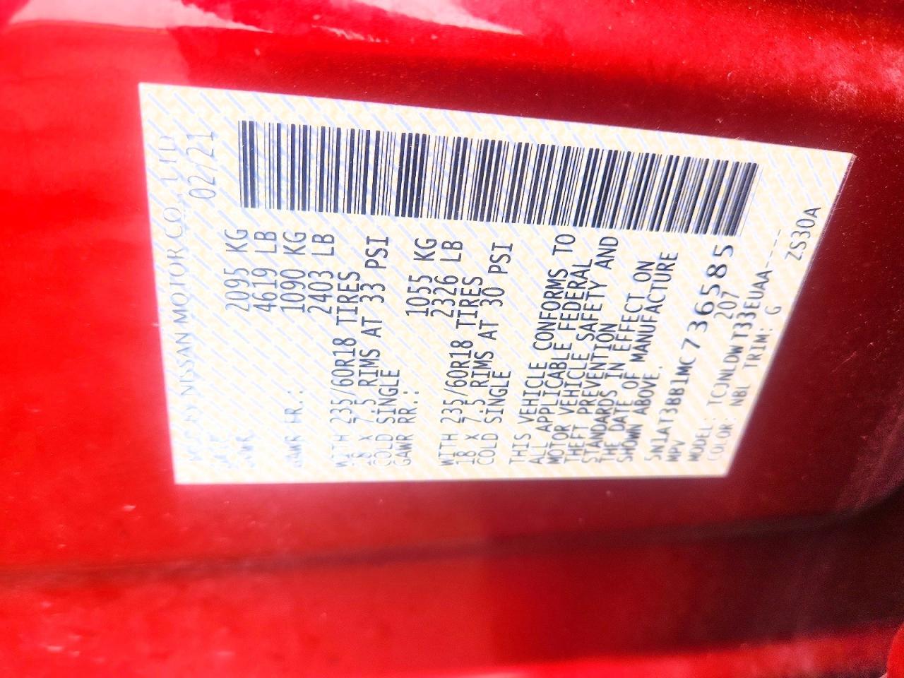 2021 Nissan Rogue Sv - zdjęcie 13