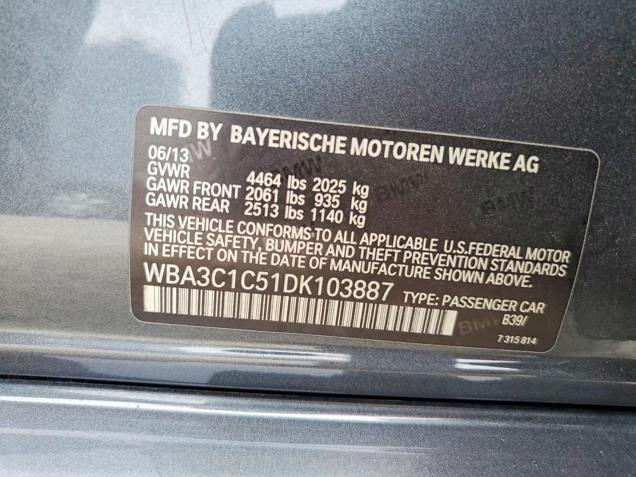 2013 BMW 328 I Sulev - zdjęcie 12