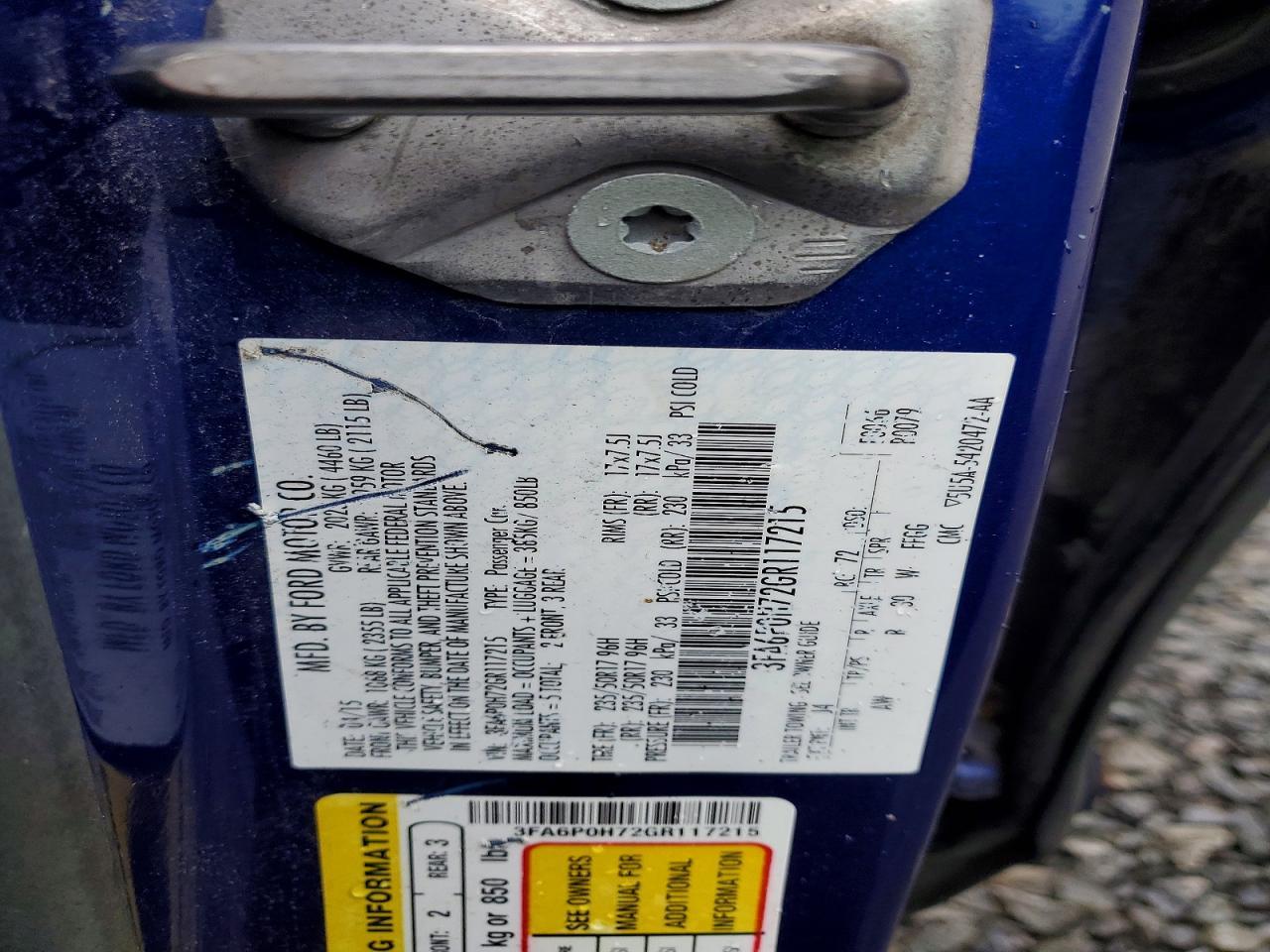 2016 Ford Fusion Se - zdjęcie 12