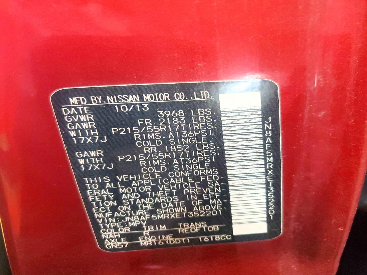 2014 Nissan Juke Sl - zdjęcie 13