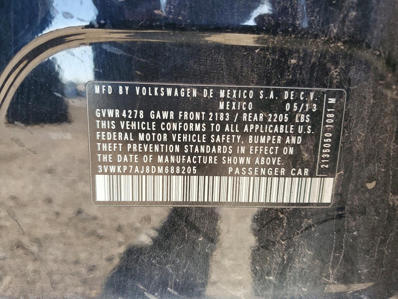 2013 Volkswagen Jetta S - zdjęcie 12