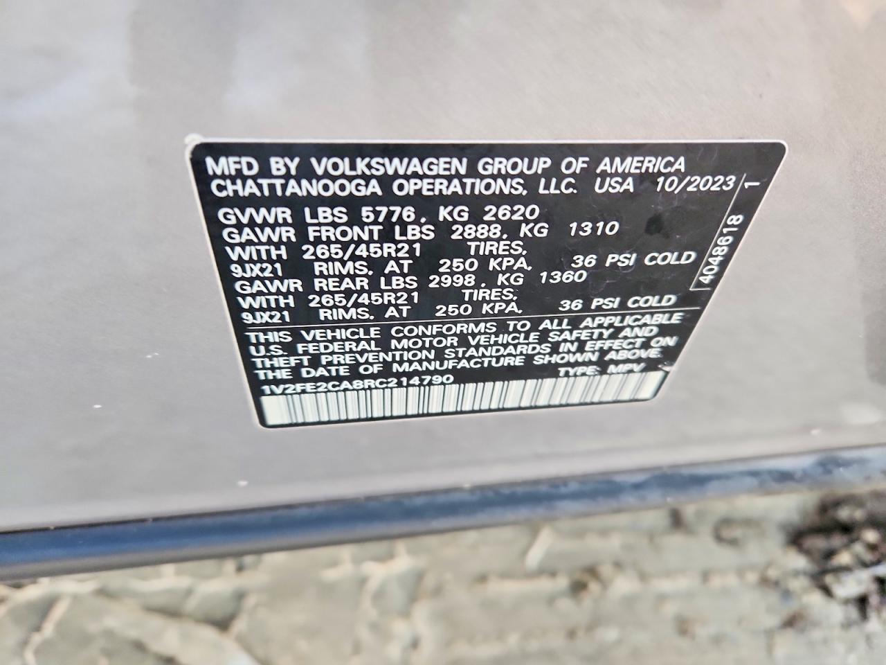 2024 Volkswagen Atlas Cross Sport Sel Premium R-Line - zdjęcie 14