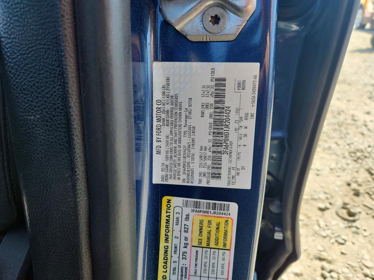 2018 Ford Fusion Se - zdjęcie 12