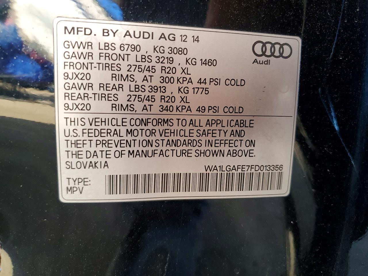 2015 Audi Q7 Premium Plus - zdjęcie 12