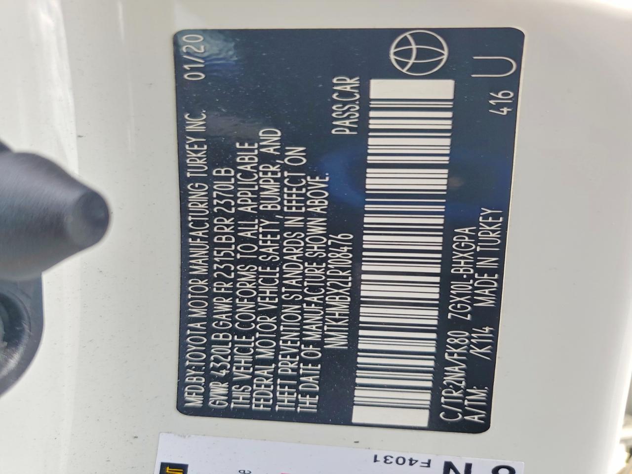 2020 Toyota C-Hr Xle - zdjęcie 13