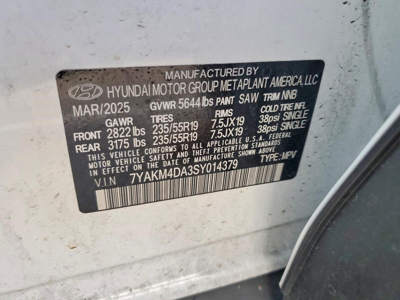 2025 Hyundai Ioniq 5 Se - zdjęcie 12