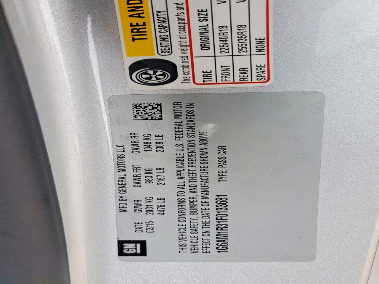 2015 Cadillac Ats Premium - zdjęcie 13