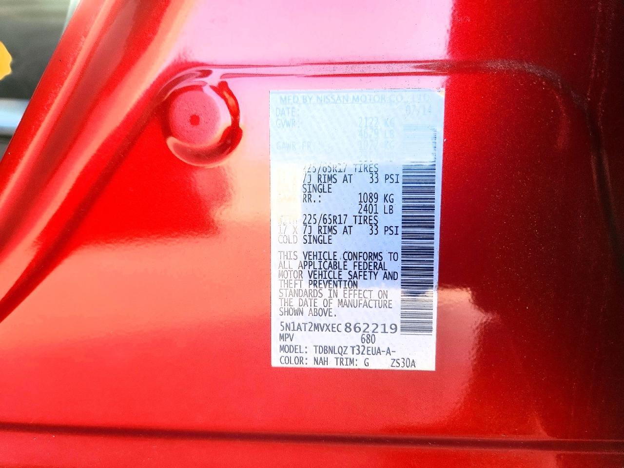 2014 Nissan Rogue Sv - zdjęcie 13