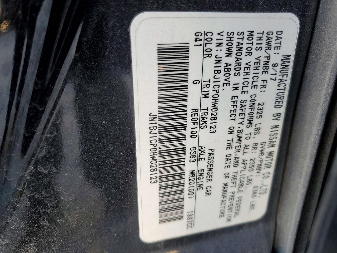 2017 Nissan Rogue Sport S - zdjęcie 13