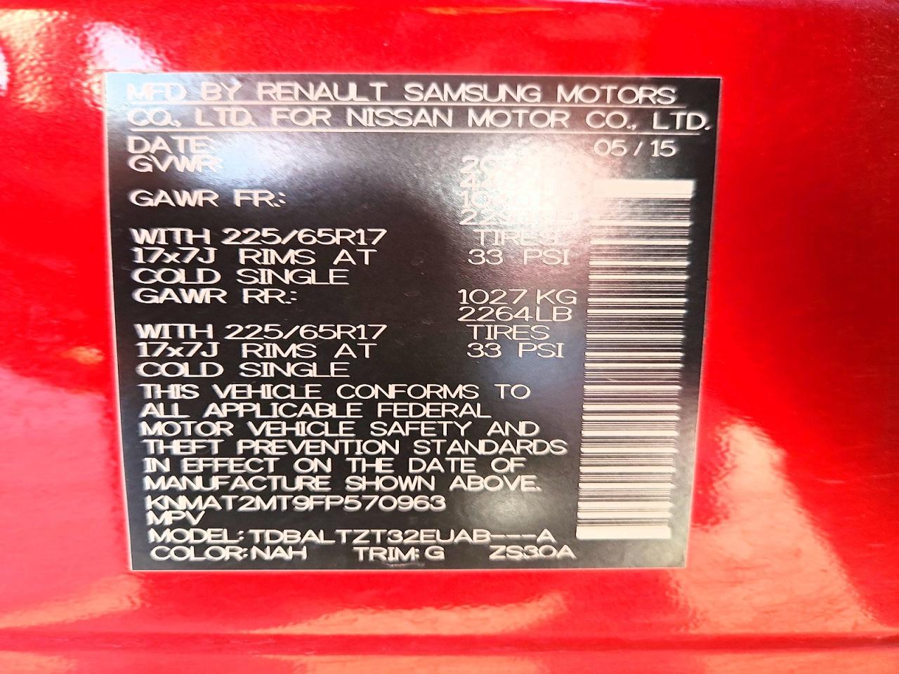 2015 Nissan Rogue Sv - zdjęcie 13