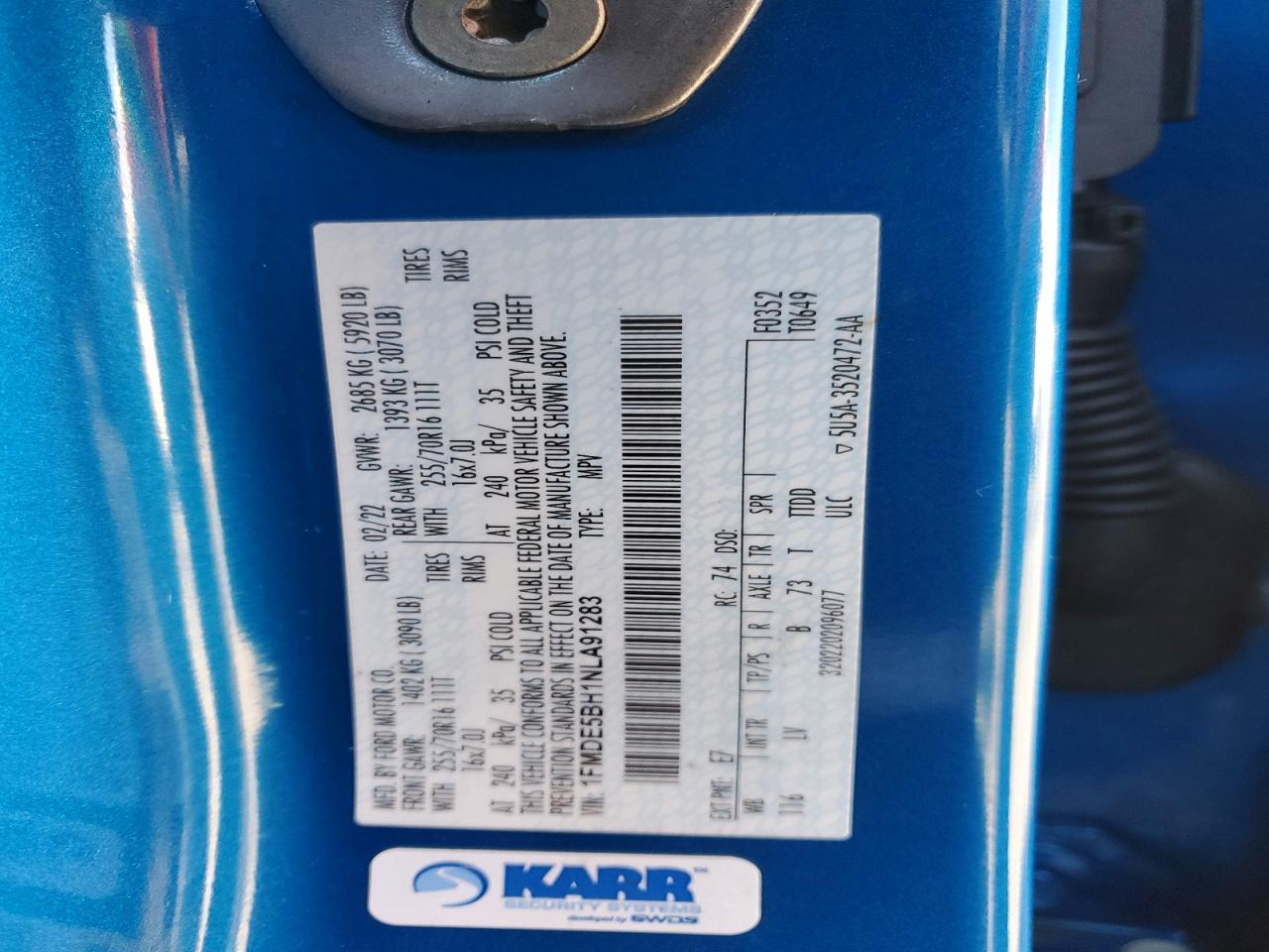 2022 Ford Bronco Base - zdjęcie 12