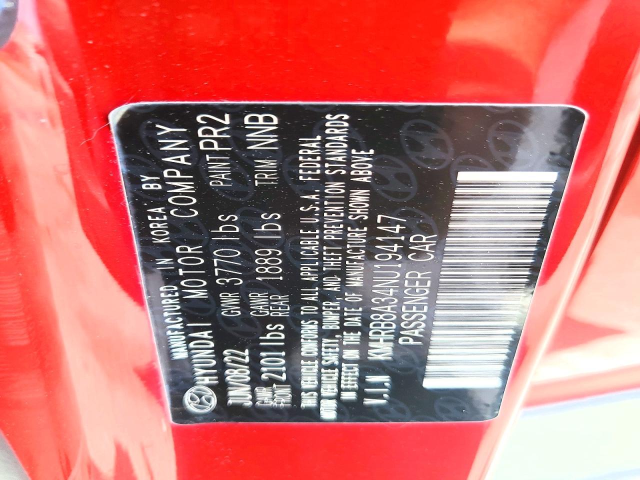 2022 Hyundai Venue Se - zdjęcie 14