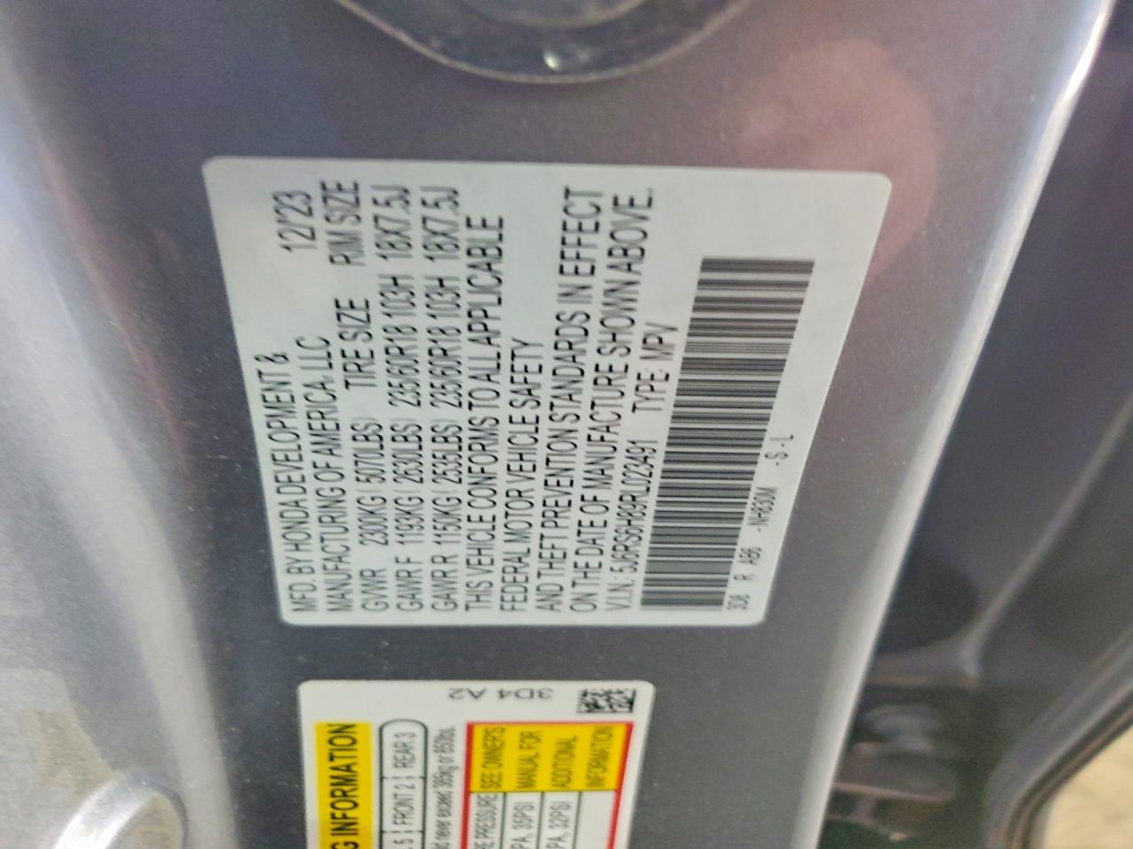 2024 Honda Cr-V - zdjęcie 13