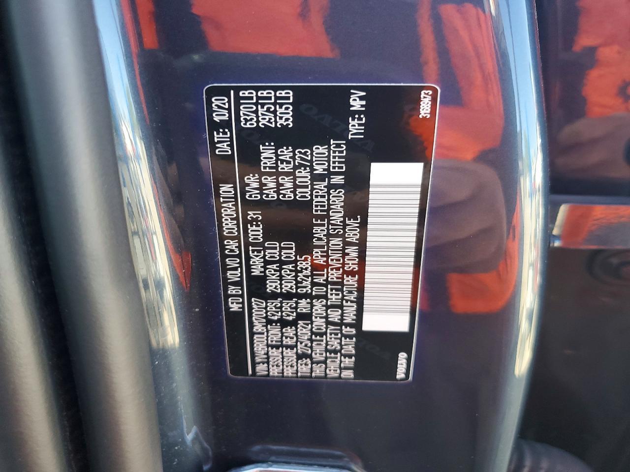 2021 Volvo Xc90 T8 Recharge Inscription - zdjęcie 13