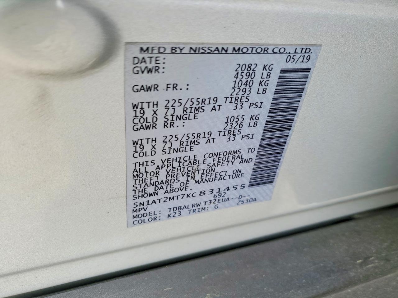 2019 Nissan Rogue Sl - zdjęcie 13