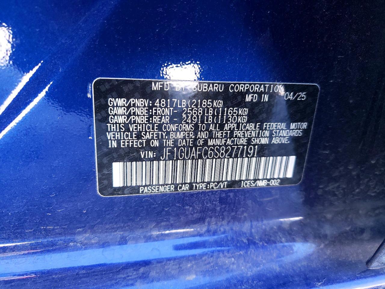 2025 Subaru Impreza Sport - zdjęcie 13