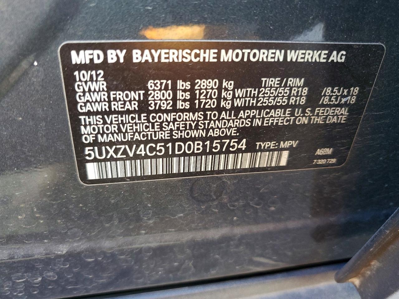 2013 BMW X5 xDrive35I - zdjęcie 13