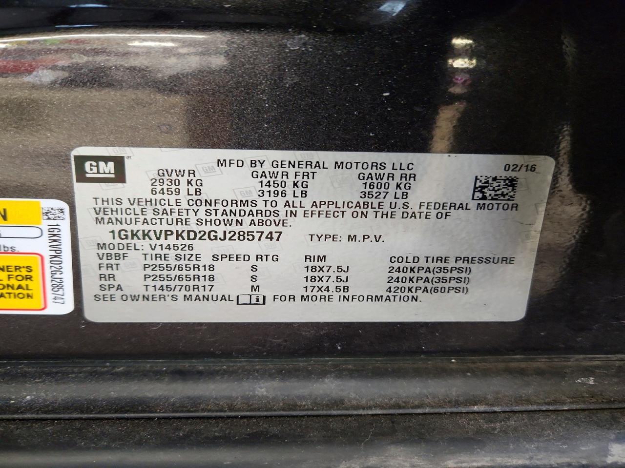 2016 GMC Acadia Sle - zdjęcie 13