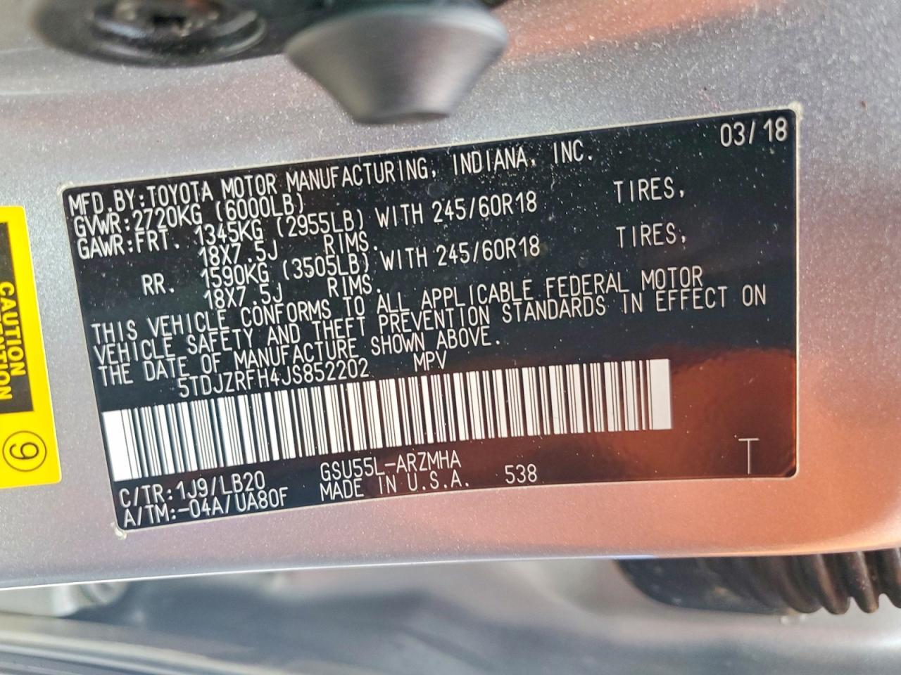 2018 Toyota Highlander Xle - zdjęcie 13