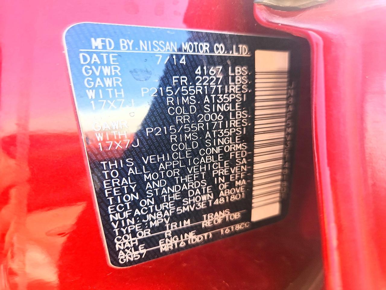 2014 Nissan Juke Sl - zdjęcie 13