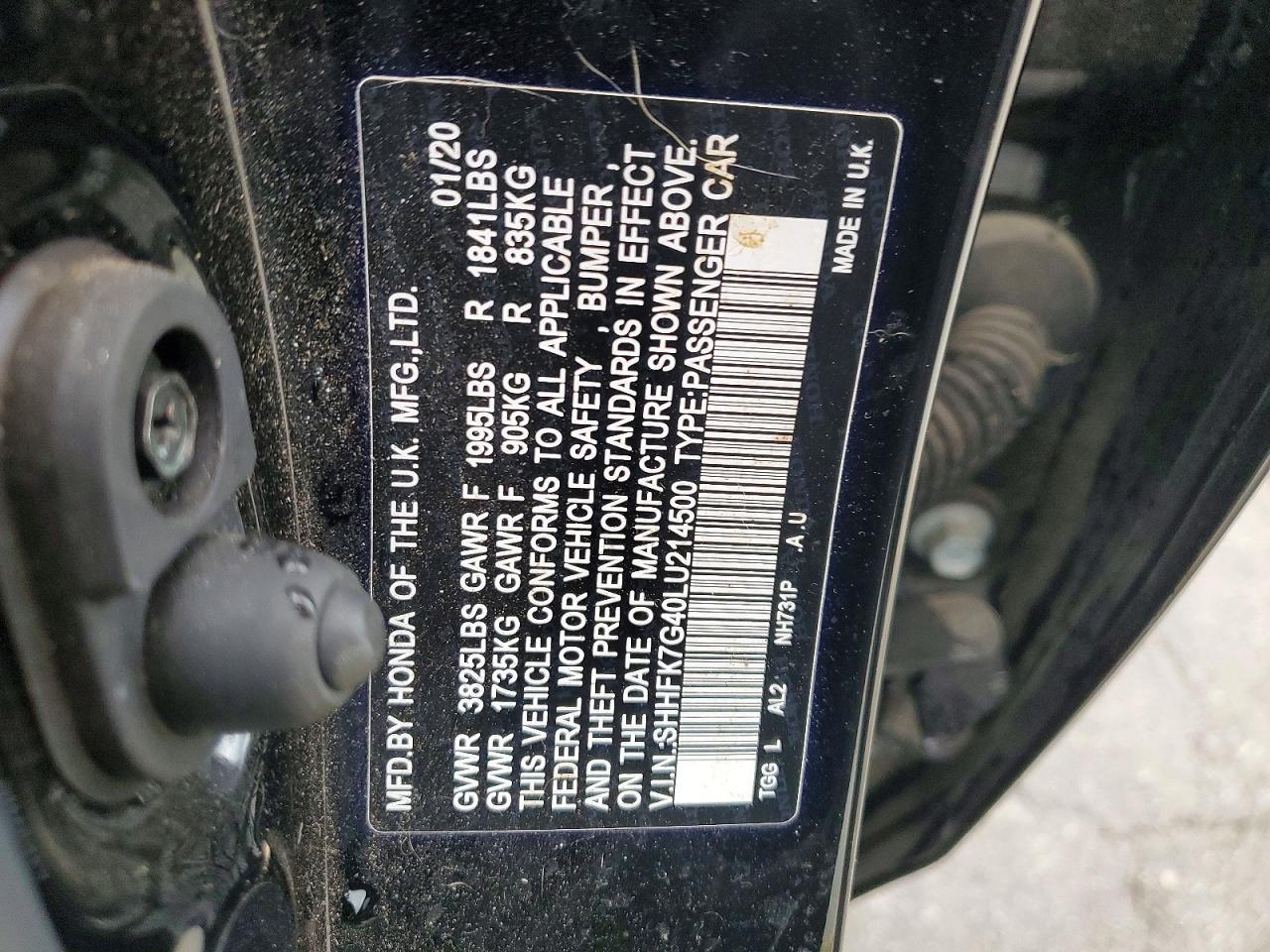 2020 Honda Civic Sport - zdjęcie 12